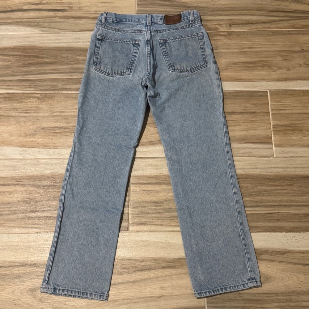 Brooks Brothers 346 Mens Traditional Fit Straight Leg Jeans Light Wash 30x30